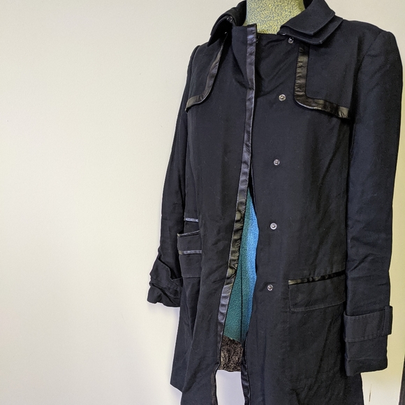 Ted Baker black trench coat - Picture 2 of 9